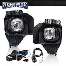Fit For 11-16 Ford F250/F350/F450/F550 Super Duty Bumper Clear Fog Lights+Wiring picture