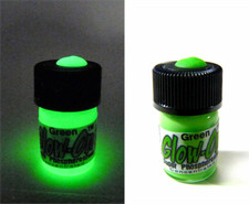 Glow-On GREEN Glow Paint For Gun Sights, Fishing Lures 2.3 ml vial, Bright picture