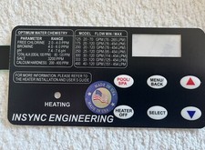 NEW BY INSYNC- Compare Pentair 461106 Six Button Membrane MASTERTEMP MAX-E-THERM picture
