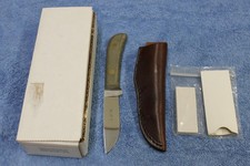 Northwoods Knives Medium Drop Point Green Micarta Handle Scales 1 of 50 Limited picture