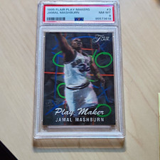 Fleer/SkyBox 1995-96 Flair Play Makers #3 Jamal Mashburn Mavericks PSA 8 picture