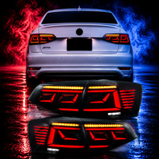 VLAND LED Smoekd Tail Lights For VW Jetta MK6 2015-2018 W/Animation & Sequential picture