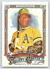 RICKEY HENDERSON  A's    2025 TOPPS ALLEN & GINTER #25 picture