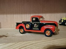 Ertl Vintage Autos 1:43 1940 Ford Pickup Truck Budweiser Diecast Red/Black picture