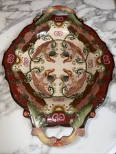Chinese HUARONG TANG two handed tray bowl. 15”x11” Excellent Condition picture