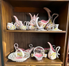 Hull Vintage 1955 Pink floral set, We sell single pieces just ask picture