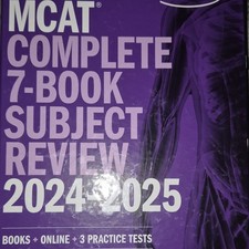 Kaplan MCAT Review 2024-2025 Complete 7-Book Box Set Biology Chemistry Physics picture