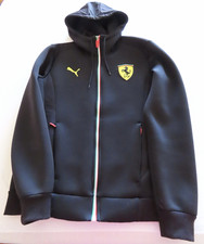 Rare PUMA Ferrari Men’s Black Scuba-Knit Hooded Tracksuit Size S picture