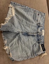 Abercrombie & Fitch Women’s Loose Jean Shorts Size 31 picture