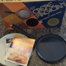 Crepe Magician, Ron Popeil, Crepe Pan, Complete In Box, Vintage 1975 picture