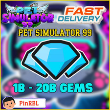 1B - 20B Gems Pet Simulator 99 | PS99 | Pet Sim 99 picture