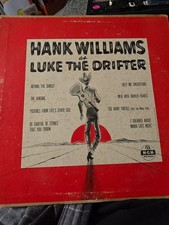 HANK WILLIAMS as LUKE THE DRIFTER (G+) Original 1955 MICROGROOVE LP MGM E3267 picture