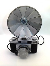 Vintage Minolta Super A Chiyoda Kogaku Japan Film Camera w/ Accessories Estate picture