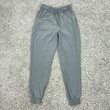 Lululemon Pants Womens 6 Gray Jogger Stretch High Rise Workout Gym Sports Casual picture