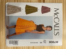 M7906 BRAND NEW UNCUT MCCALL'S SEWING PATTERN picture