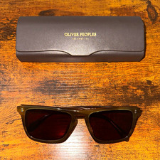 Oliver Peoples Bernardo-R OV5189U Brown Square Sunglasses UV 54-18 145mm, 54mm picture