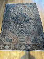 Rare Antique Fereghan Sarouk Rug C.1910 Handknotted Wool Extremely Fine Weave picture