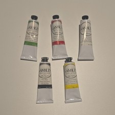 Gamblin Artist Oils Permanent Set of 5 Lights  37ml picture