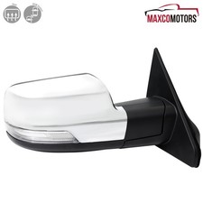 Right/Passenger Side Chrome Mirror For 2019-2024 Dodge Ram 1500 Power Heated+LED picture