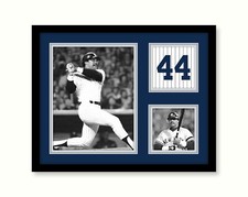 Framed REGGIE JACKSON Collage Photo Picture NEW YORK YANKEES BASEBALL 8x10 11x14 picture