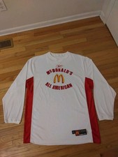 McDonald's All American Reebok Vintage Game Worn Basketball Warm Up Top Men's 2X picture