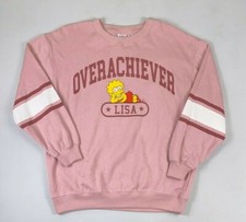 Women's Junior's The Simpsons Lisa Overachiever Fleece Lined Sweatshirt  picture