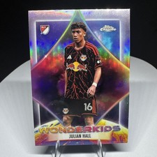 Topps Chrome MLS 2026 Wonderkids Insert Julian Hall WK-6 New York Red Bulls picture