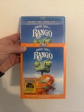 Rango (Blu-ray + DVD, 2011, 2-Disc Set Extended Edition w Embossed Slipcover) picture
