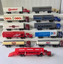 11 Vintage 1970's 1980's Zylmex Zee Toys Big Rigs Semi Trucks Texaco Exxon picture