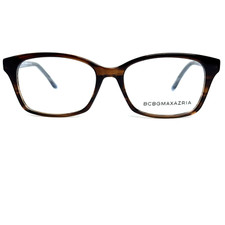 BCBGMAXAZRIA Merissa Brown Horn Eyeglasses Frame 53-16-140mm H17483 picture