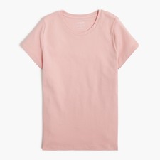 New JCREW Size S Essential Crewneck Tee in Pink $49 CE309 picture