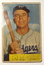 Bowman 1954 Bowman Pee Wee Reese #58 Brooklyn Dodgers Base Set Baseball Card picture