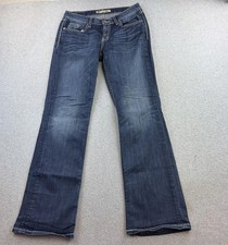 BKE Taylor Jeans Womens 28 Blue Medium Wash Bootcut Embroidered Denim picture