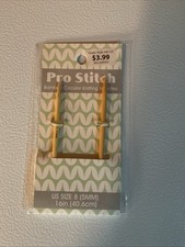 New Pro Stitch Bamboo 16” Circular Knitting Needles US Size 8 (5mm) picture