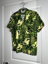 HS114 Vintage 1960s Hawaiian shirt by Barefoot in Paradise Size Medium picture