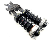2011–2016 PORSCHE CAYENNE FRONT LEFT & RIGHT STRUT SHOCK ASSEMBLY SET OEM picture
