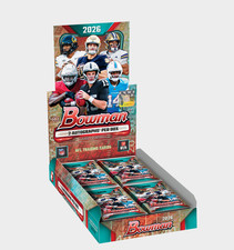 2026 Bowman Football Hobby Box 2 Autographs NFL PRESALE 9/30 Release picture