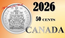 2026 CANADA King Charles III - 50 cent Uncirculated - 1 coin picture