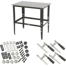 Klutch Steel Welding Table with Tool Kit, 36in.L x 24in.W x 33-1/4in.H picture