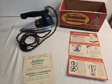 WW11 ERA VINTAGE SUNBEAM IRONMASTER iron W/BOX WORKS picture