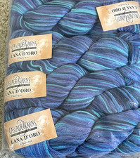 ONE 3.5oz Cascade LANA D'ORO PAINTS Superfine Alpaca Wool Hand Knit Yarn NWT picture