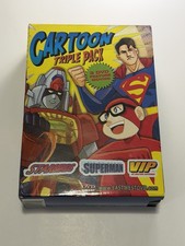 Rare Cartoon Triple Pack DVD Set. Includes Starbirds, Superman Volume1,and V.I.P picture