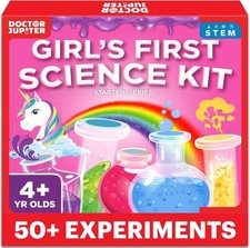 Doctor Jupiter First Science Kit for Kids Ages 4+ Year Old Girls 50+ Experiments picture