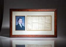 President James Monroe Indiana Land Grant / Signed 1st Edition 1821 picture