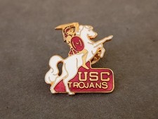 Vintage USC Trojans Enamel Lapel Pinbac University Southern California. picture