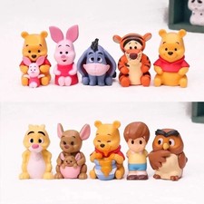 10pcs/set Cartoon Winnie The Pooh Action Figure Toy Pooh Bear Tigger Eeyore Pigl picture
