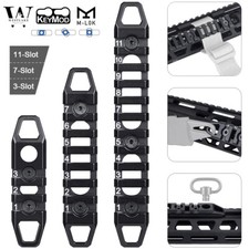 Hollow M-LOK / KeyMod Rail Section 3 7 11 Slot Picatinny Accessory Rail Sections picture