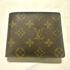 Authentic Vintage Louis Vuitton Monogram Florin Bifold Wallet 8 Card Slots. picture