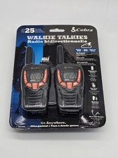 Cobra ACXT345 Walkie Talkies 25 Mile NOAA Weather Radio Rechargeable New picture
