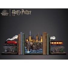 Harry Potter Coll LED Limited ed Journey to Hogwarts Bookends 3pc 2022/2023 picture